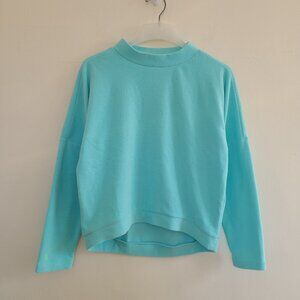 Dudley Stephens Women’s Brighton Boatneck Top Terry in Nantucket Fog Size XS